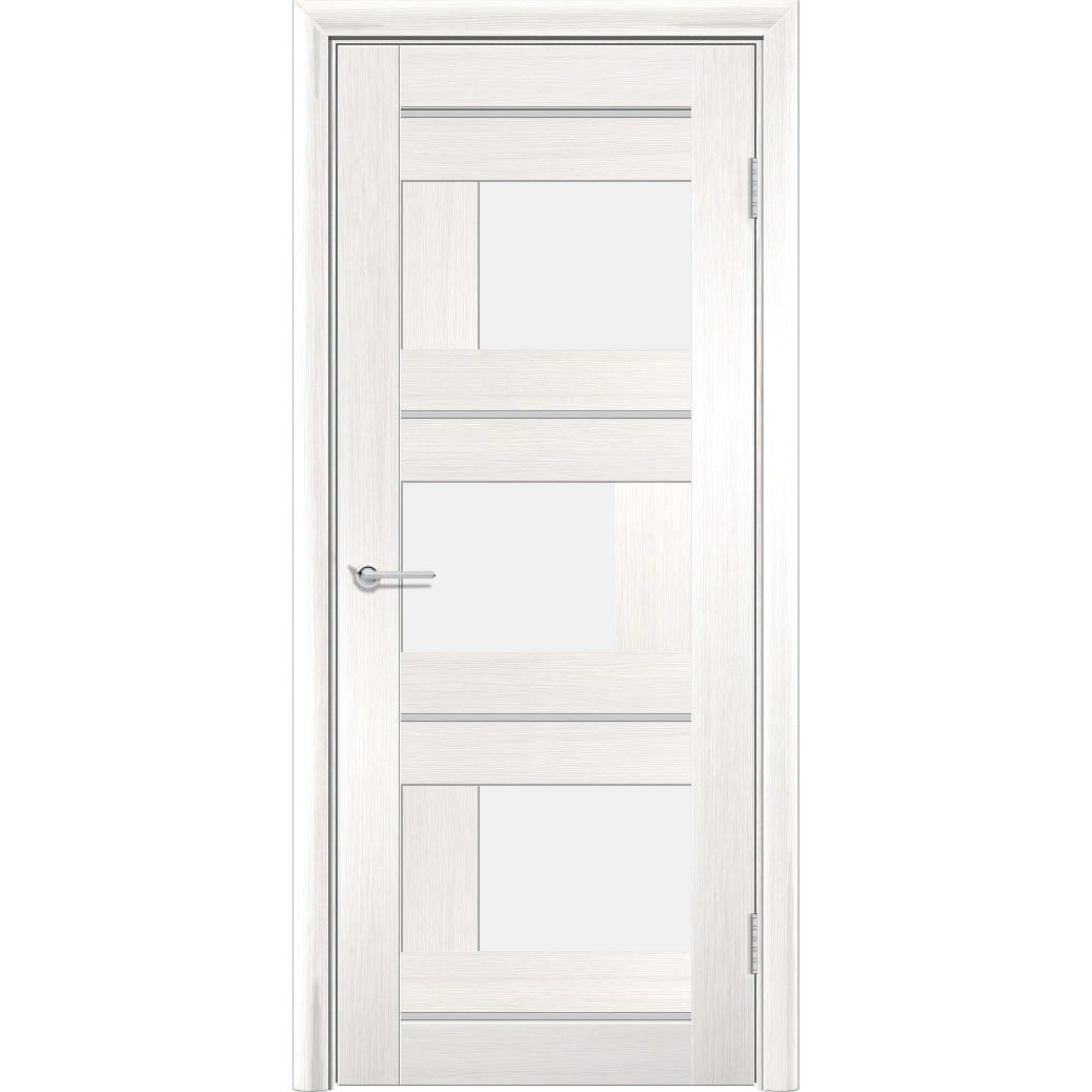 Межкомнатная дверь P5, Акация, Белый матовый
