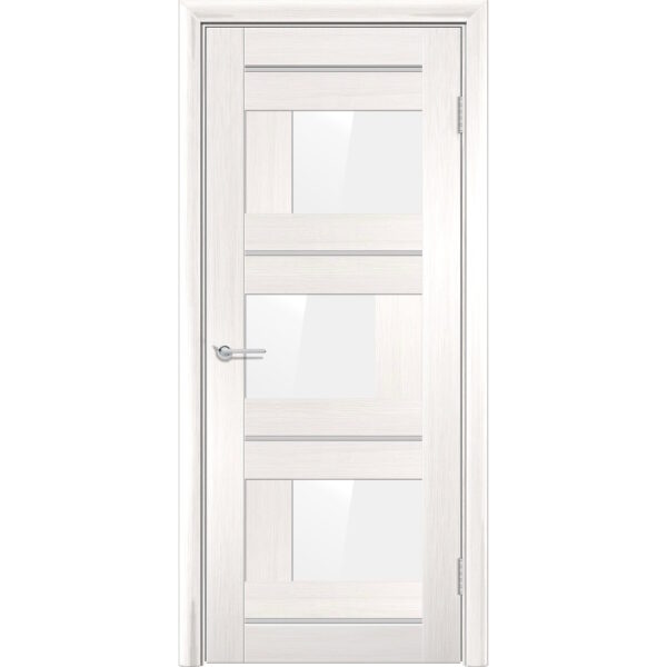 Межкомнатная дверь P5, Акация, Лакобель белый