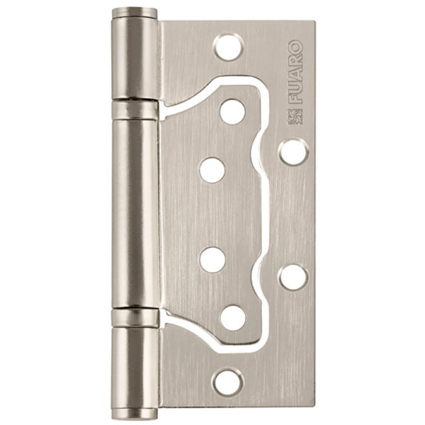 Петля Fuaro (Фуаро) универсальная без врезки IN4500W SN (500-2BB 100x2,5) мат. Никель