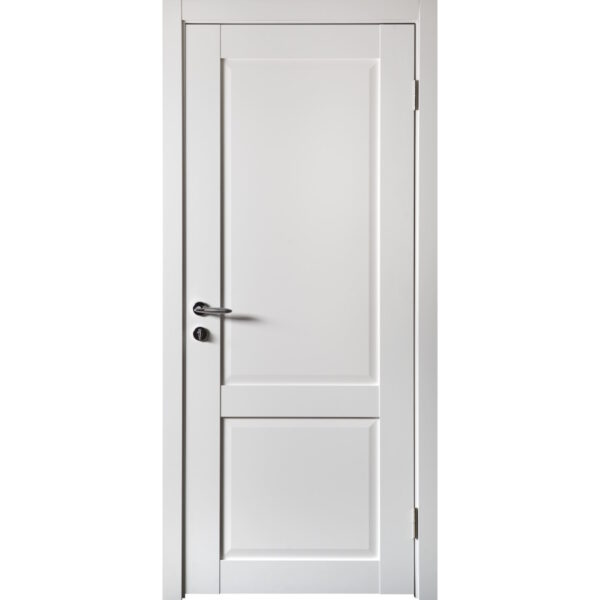 Межкомнатная дверь Монфор, ПП, Белый полипропилен