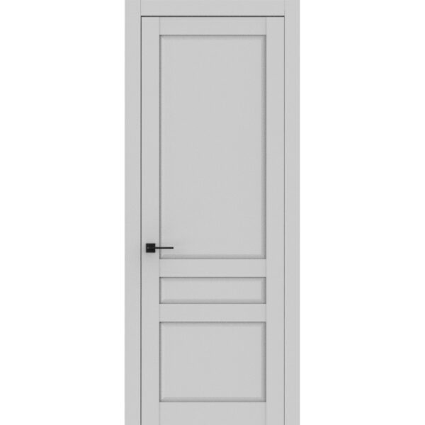 Межкомнатная дверь Лондон, ПП, Серый полипропилен