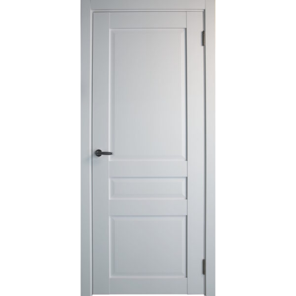Межкомнатная дверь Лондон, ПП, Белый полипропилен