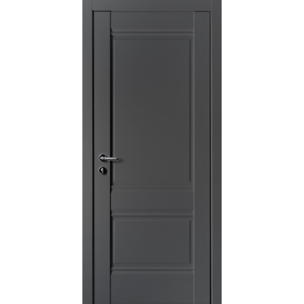 Межкомнатная дверь Классик 241, ПП, Графит полипропилен