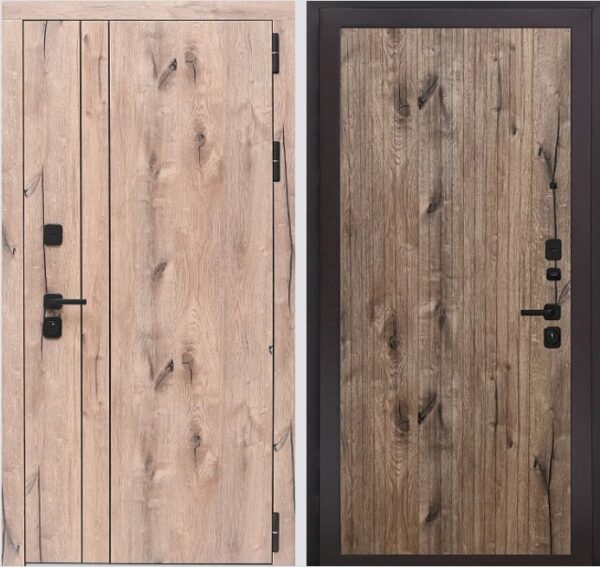 Входная дверь Вертикаль WOOD К5 Канадский дуб