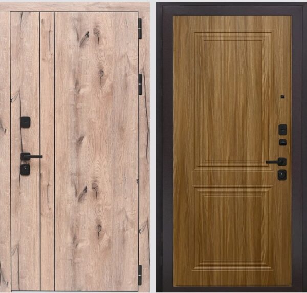 Входная дверь Вертикаль WOOD К3 Дуб Сиена