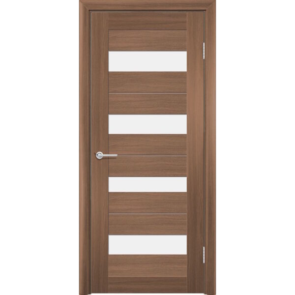 Межкомнатная дверь Т14, Орех королевский, Белое матовое