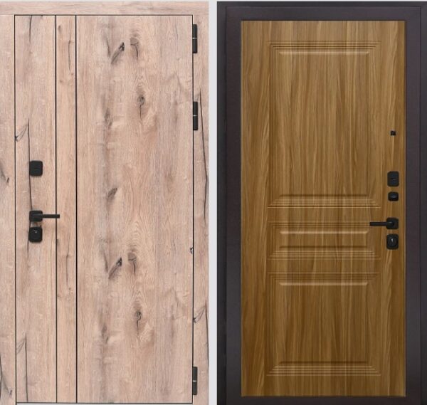 Входная дверь Вертикаль WOOD К2 Дуб Сиена