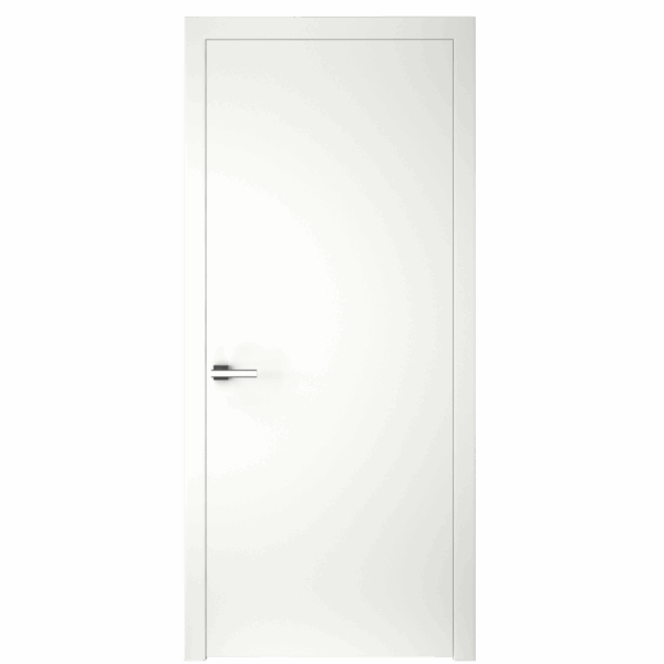 Межкомнатная дверь Графика 0 СК, глухое, гладье, эмаль белая