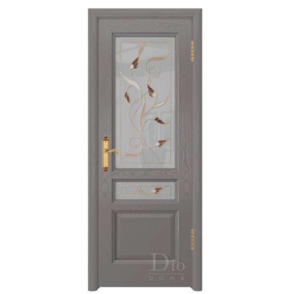 Межкомнатная дверь ДИОдор Онтарио ФС-2 Ясень графит Со стеклом