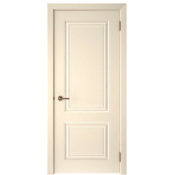 Межкомнатная дверь СК 2, глухое, эмаль ваниль