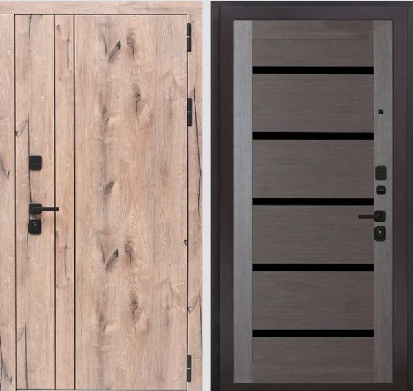 Входная дверь Вертикаль WOOD 118Т ВЕНГЕ