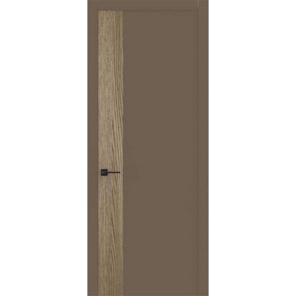 Межкомнатная дверь Лайн 4, ST, Шоколад софт/Астана табака