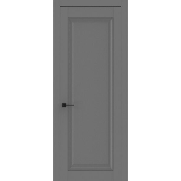 Межкомнатная дверь Мадрид, ПП, Графит полипропилен