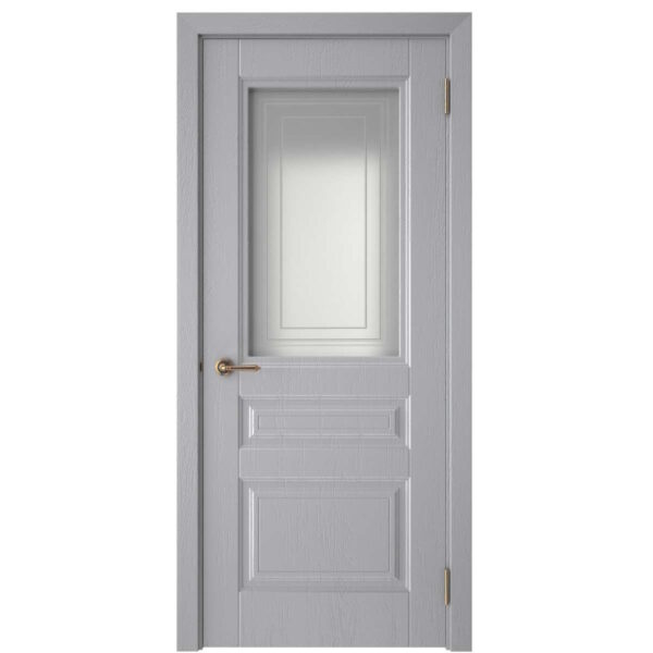 Межкомнатная дверь СК 1, Сатинато фотопечать, роялвуд серый