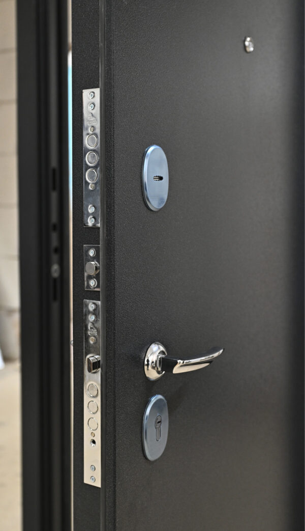 Входная дверь Стайл Т90 Букле Черный Грецкий орех — изображение 3