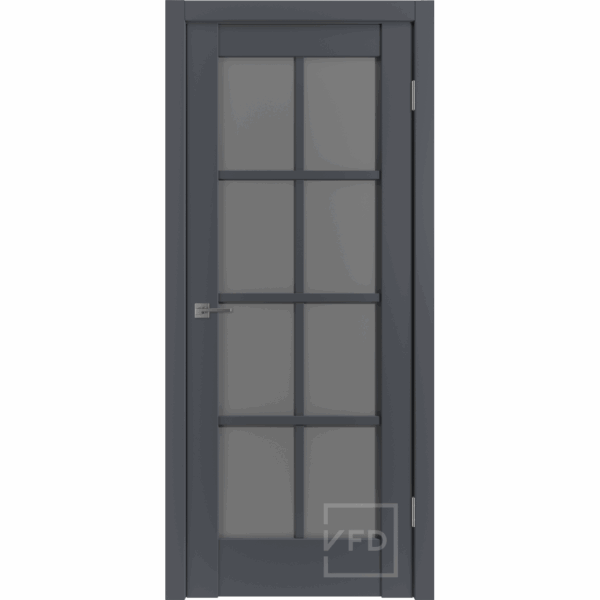 Межкомнатная дверь ВФД Emalex ER1 Onyx Dark Cloud