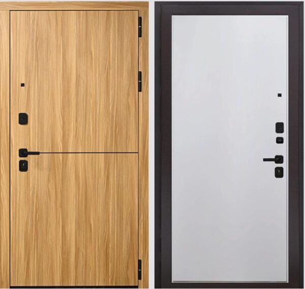 Входная дверь Горизонт К8 Эмаль белая