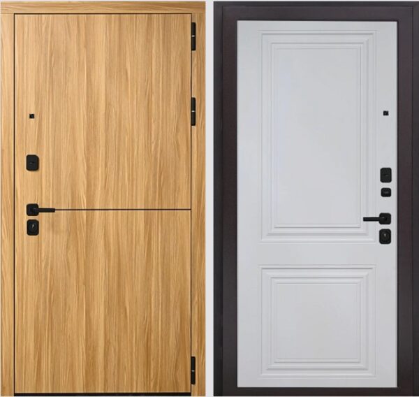 Входная дверь Горизонт К3 Велютто Бьянко