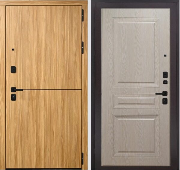 Входная дверь Горизонт К2 Дуб белый