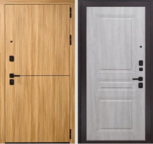 Входная дверь Горизонт К2 Граф белый