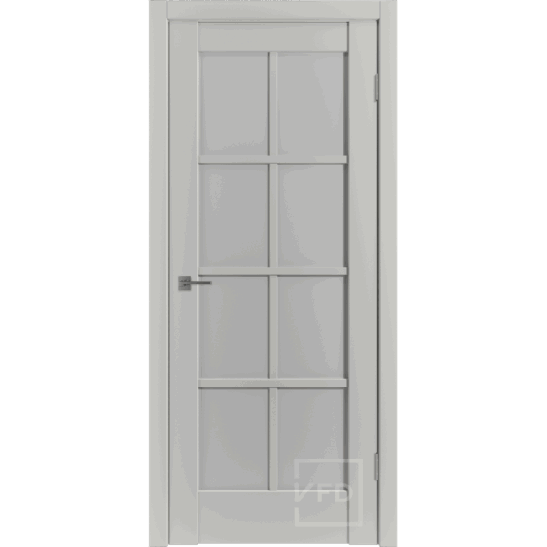 Межкомнатная дверь ВФД Emalex ER1 Taupe White Cloud