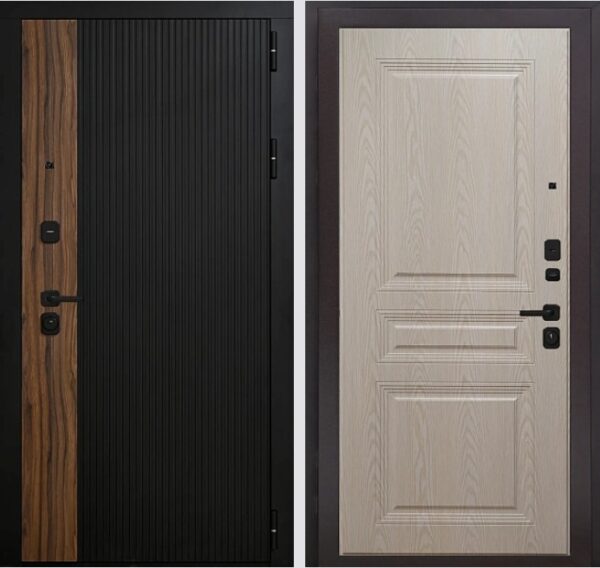 Входная дверь ТРЕНД К2 Дуб белый