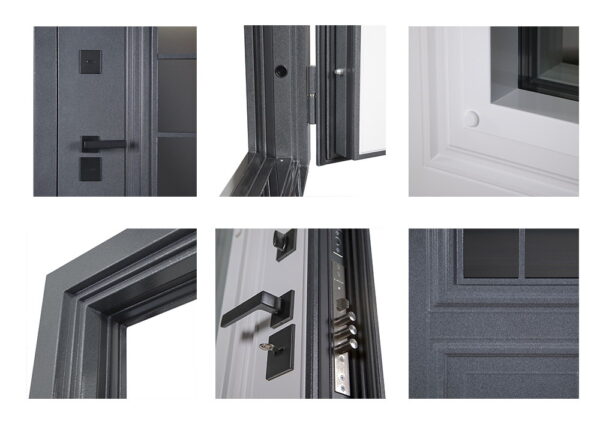 Входная стальная дверь Арктика с окном (терморазрыв 3к) — изображение 14