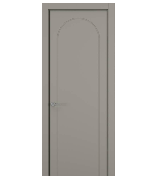 Межкомнатная дверь HAUSDOORS Модель Атмосфера 1, Матовый Каменно-серый