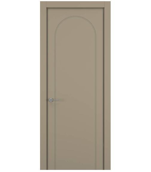 Межкомнатная дверь HAUSDOORS Модель Атмосфера 1, Матовый Серо-бежевый