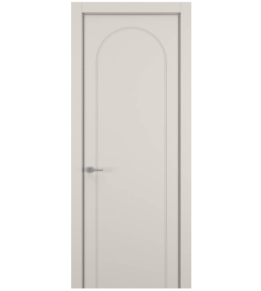 Межкомнатная дверь HAUSDOORS Модель Атмосфера 1, Матовый Серый песок