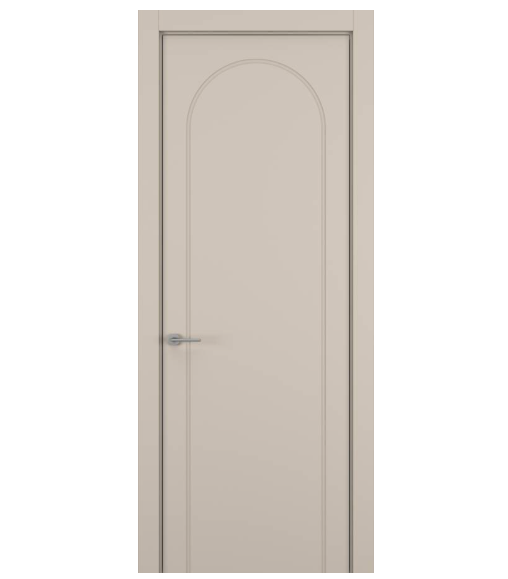 Межкомнатная дверь HAUSDOORS Модель Атмосфера 1, Матовый Светло-бежевый
