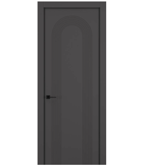 Межкомнатная дверь HAUSDOORS Модель Атмосфера 2, Матовый Антрацит
