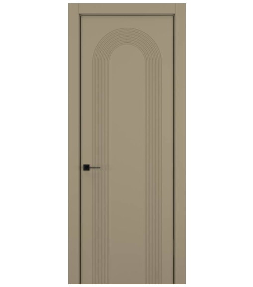 Межкомнатная дверь HAUSDOORS Модель Атмосфера 2, Матовый Серо-бежевый