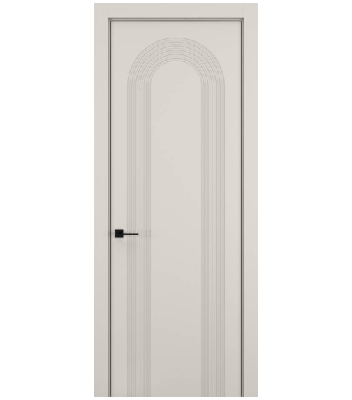 Межкомнатная дверь HAUSDOORS Модель Атмосфера 2, Матовый Серый песок