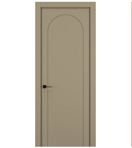 Межкомнатная дверь HAUSDOORS Модель Атмосфера 3, Матовый Серо-бежевый