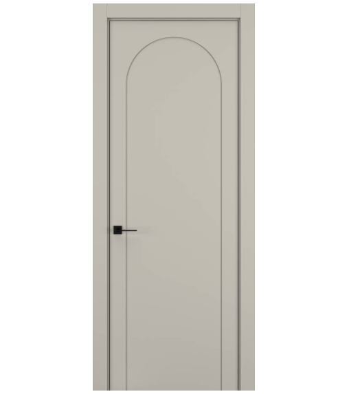Межкомнатная дверь HAUSDOORS Модель Атмосфера 3, Матовый Серый шелк