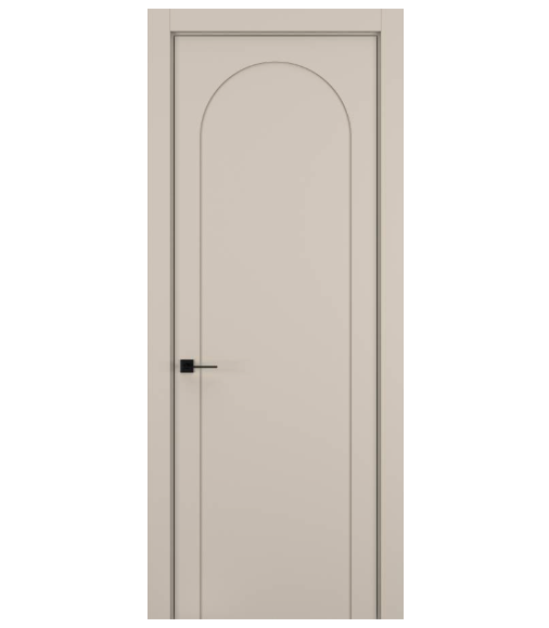 Межкомнатная дверь HAUSDOORS Модель Атмосфера 3, Матовый Светло-бежевый