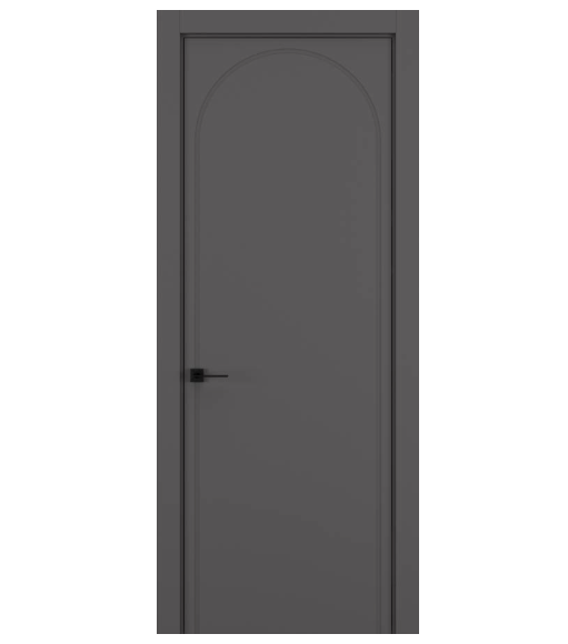 Межкомнатная дверь HAUSDOORS Модель Атмосфера 5, Матовый Антрацит