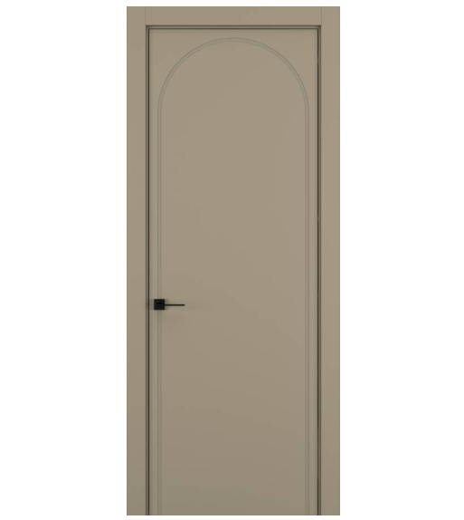 Межкомнатная дверь HAUSDOORS Модель Атмосфера 5, Матовый Серо-бежевый
