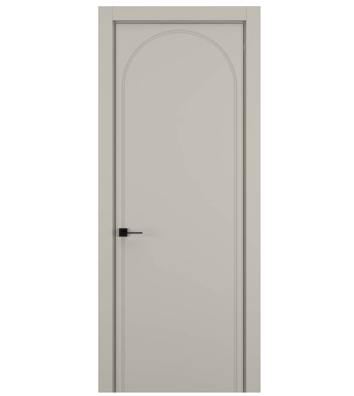 Межкомнатная дверь HAUSDOORS Модель Атмосфера 5, Матовый Серый шелк