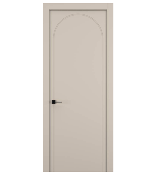 Межкомнатная дверь HAUSDOORS Модель Атмосфера 5, Матовый Светло-бежевый