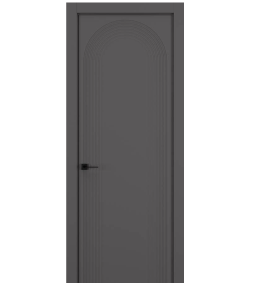 Межкомнатная дверь HAUSDOORS Модель Атмосфера 6, Матовый Антрацит