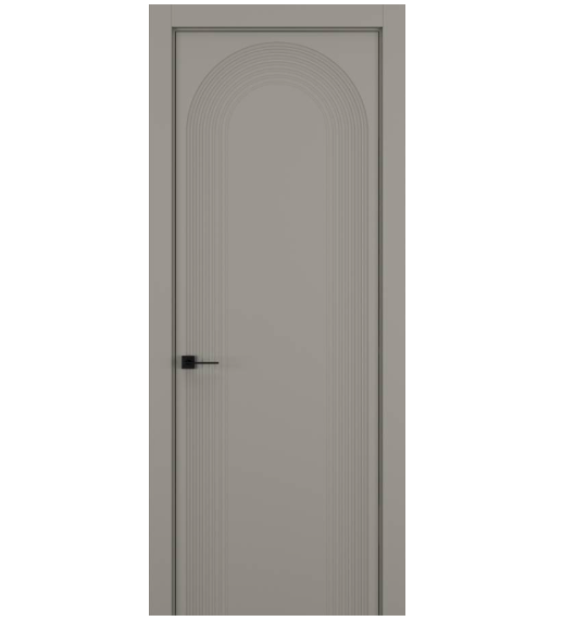 Межкомнатная дверь HAUSDOORS Модель Атмосфера 6, Матовый Каменно-серый