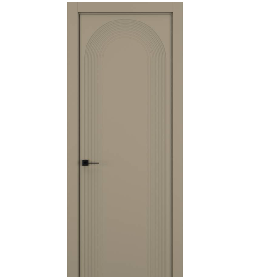 Межкомнатная дверь HAUSDOORS Модель Атмосфера 6, Матовый Серо-бежевый