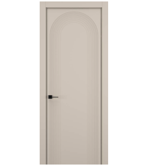Межкомнатная дверь HAUSDOORS Модель Атмосфера 6, Матовый Светло-бежевый