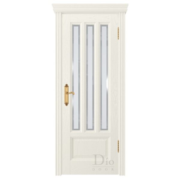 Межкомнатная дверь ДИОдор Грэта фс Ясень жасмин Со стеклом