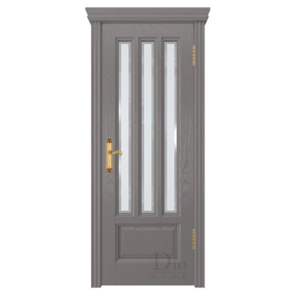 Межкомнатная дверь ДИОдор Грэта фс Ясень графит Со стеклом