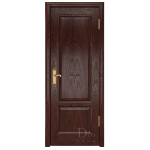 Межкомнатная дверь ДИОдор Онтарио ФС-1 Тёмное красное дерево Глухая