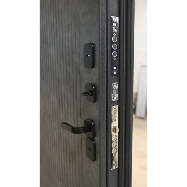 Входная дверь с терморазрывом Терма Букле графит/Бетон лофт грей — изображение 4