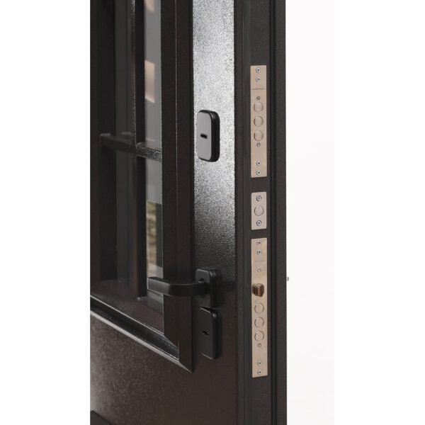 Входная дверь с терморазрывом Термо Бергамо 3 Велютто бьянко — изображение 2